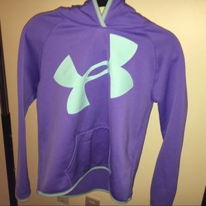 Purple and Blue Under Armor Sweatshirt